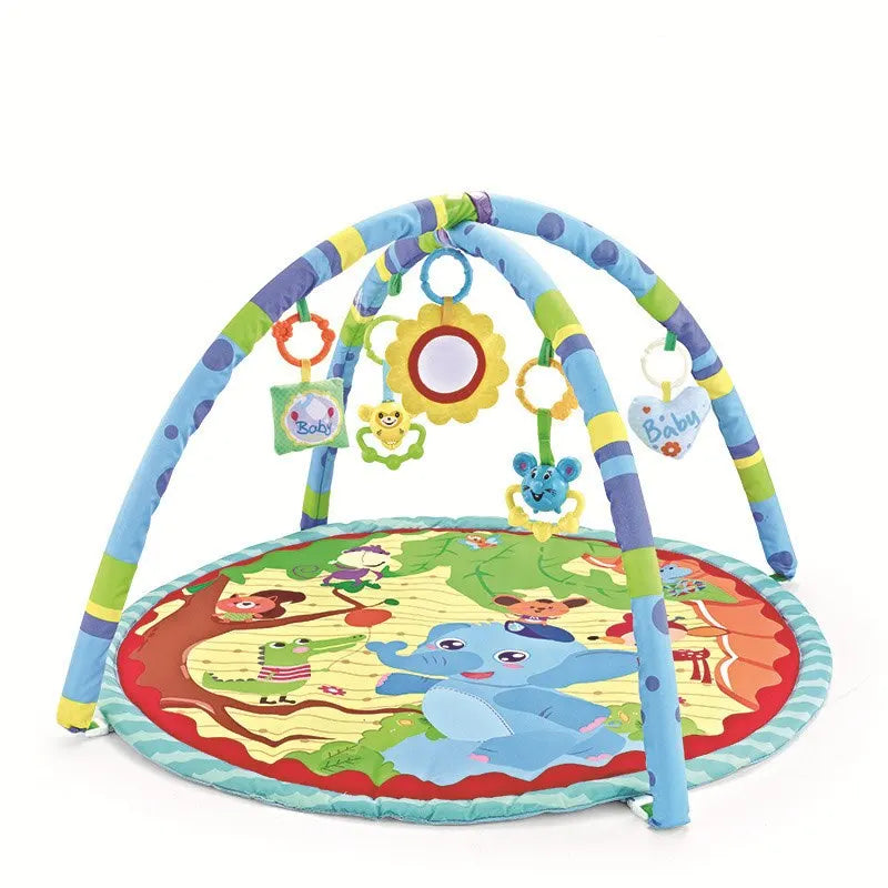 Play Gym Play Mat Tummy Time Fitness Frame Activity Rack with 5 Detachable Toys