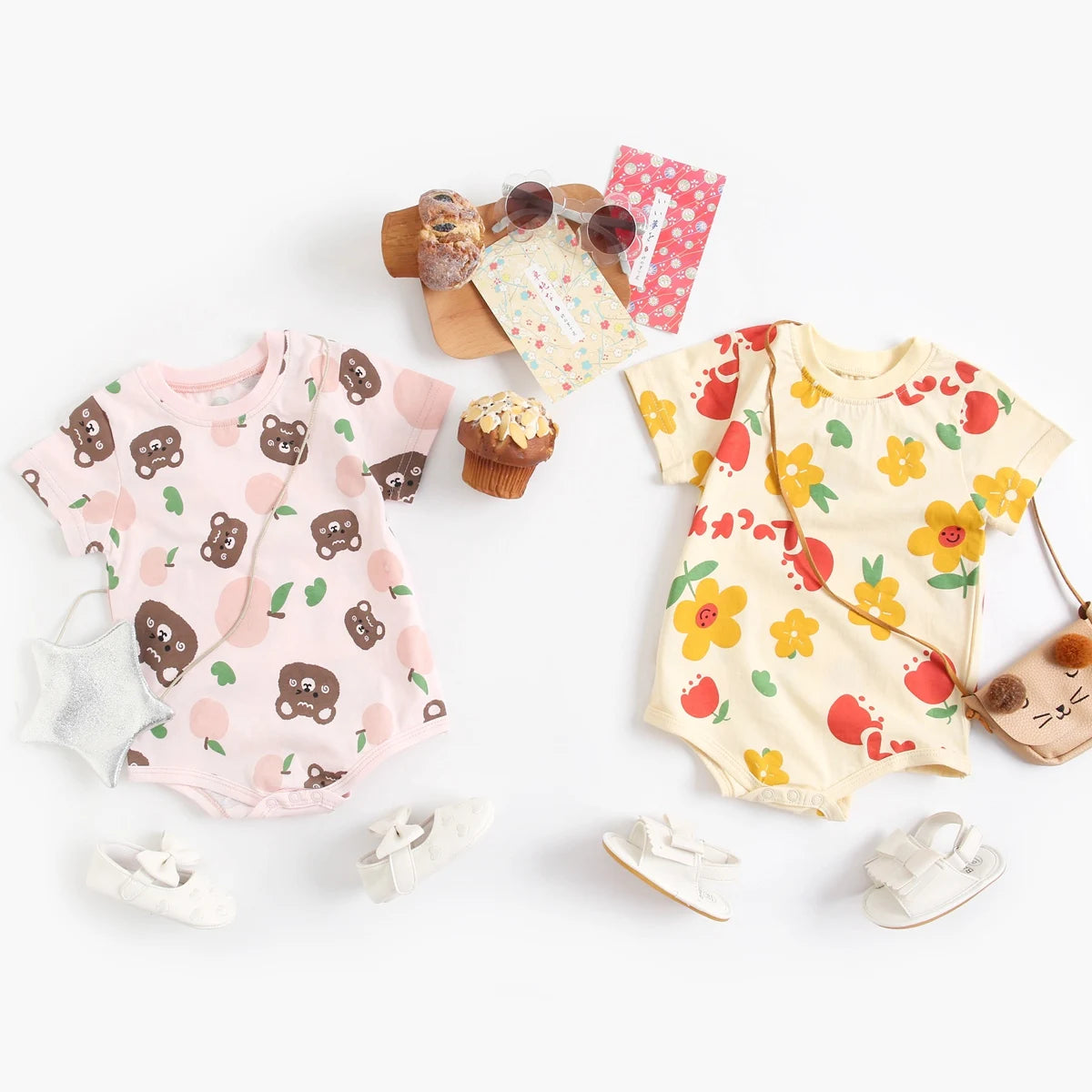 Bodysuits Summer Cotton Toddler