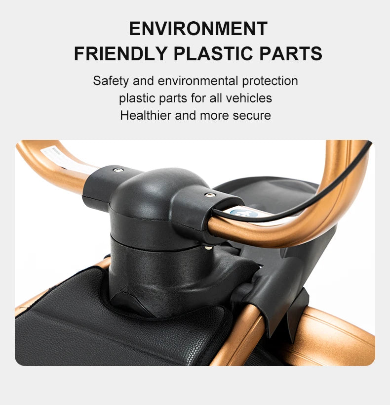 Biomimetic baby stroller 3 in 1 baby car light