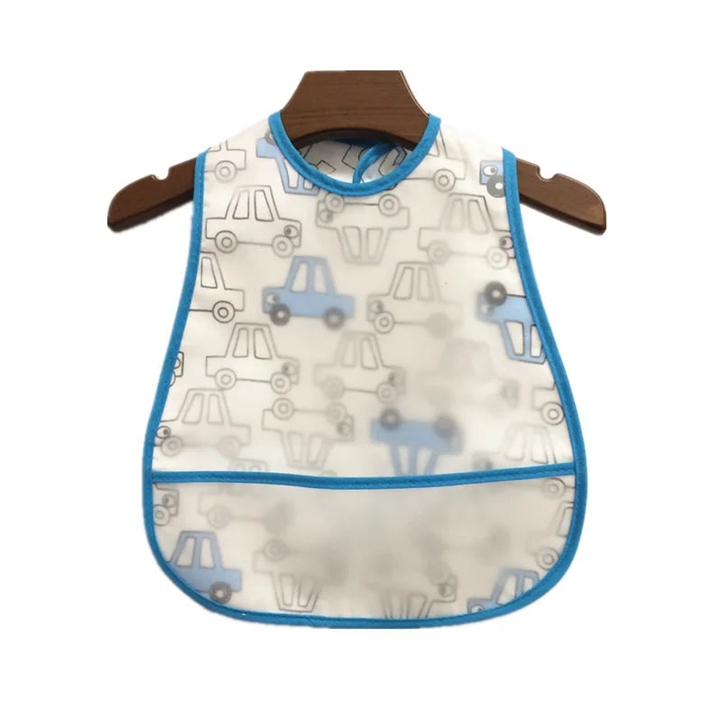Waterproof Pocket Lunch Feeding Bibs Adjustable