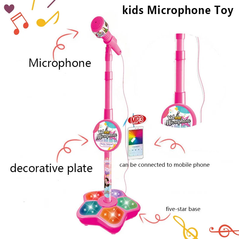 Microphone with Stand Karaoke