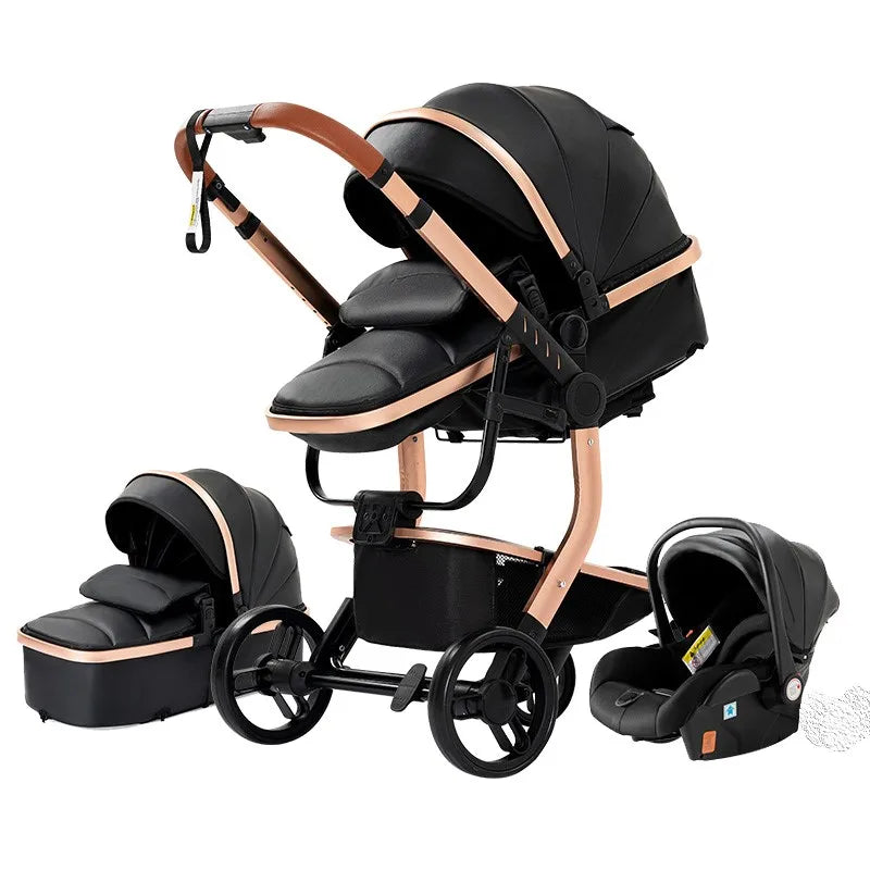 Baby Stroller lightweight  stroller 3 in1 baby car Baby carriage light trolley stroller with  bassinet