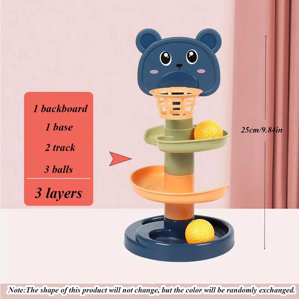 Different Layers Track Rolling Ball Toy