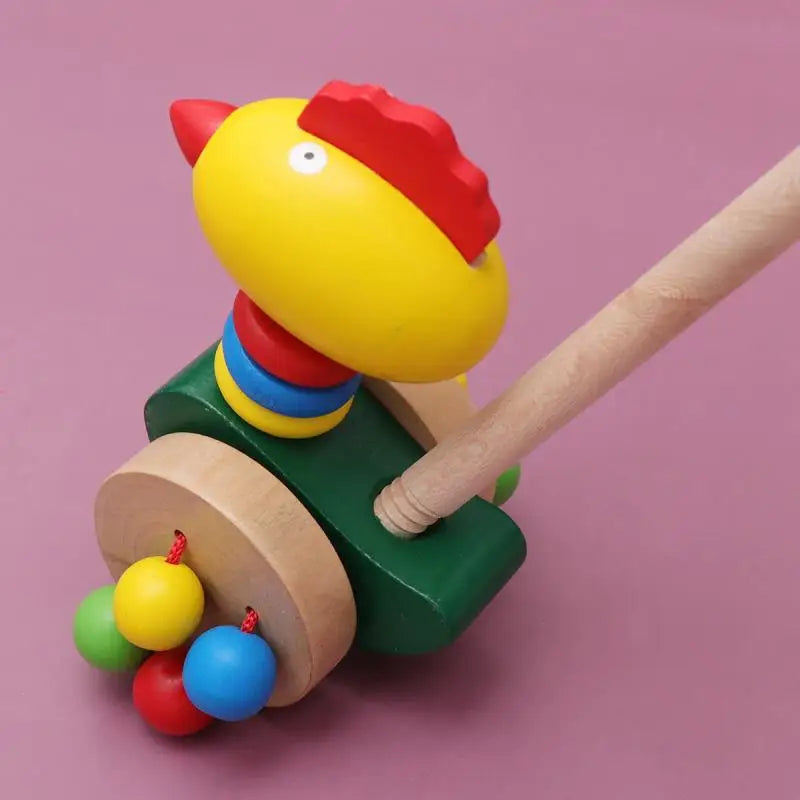 Toys Baby Push Toy Wooden Walker Walkers Trolley Pushing Toddler Toddlers Cart Walking Early Stroller Kids Learning Babies 3