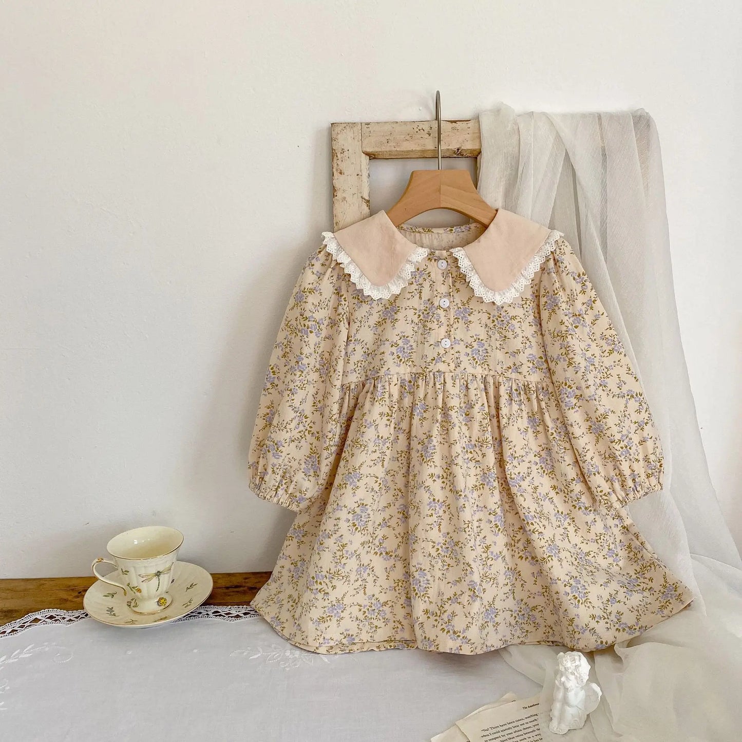 Flower Printing Princess Dress