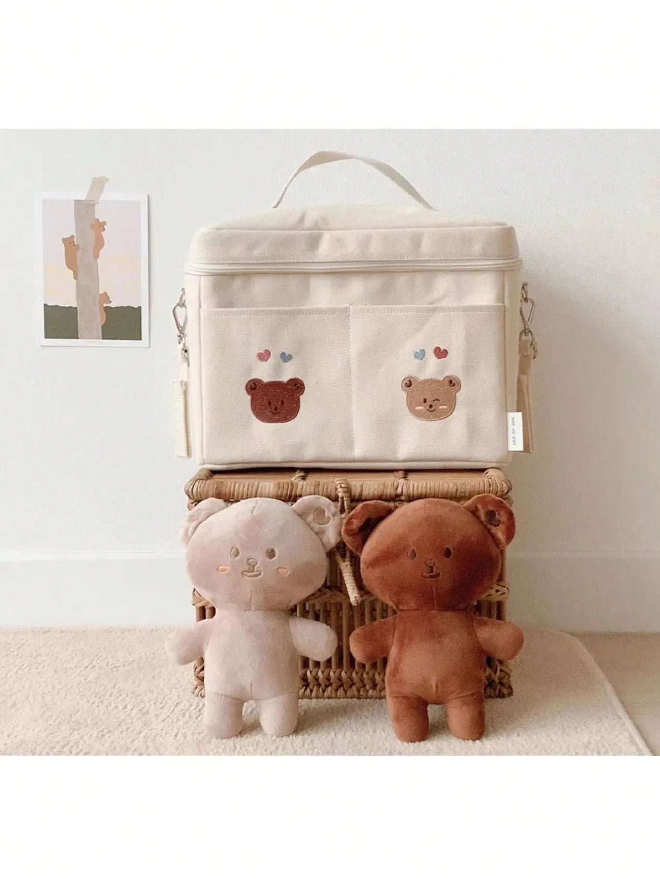 Insulation bag baby stroller storage