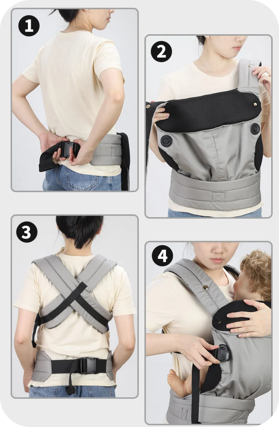 Baby Carrier Newborn to Toddler