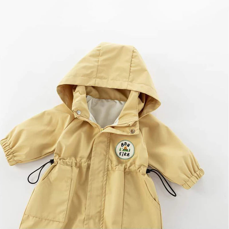 Casual Double-layer Hooded Jumpsuit
