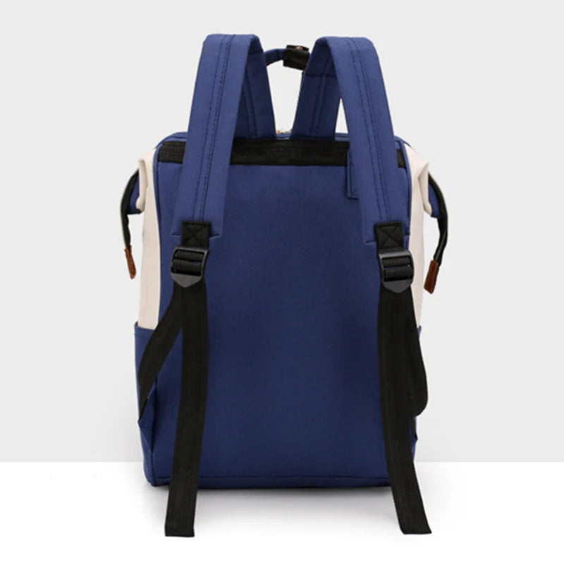 Large Capacity Canvas Mummy Bag Multifunctional Baby Bottle Thermal