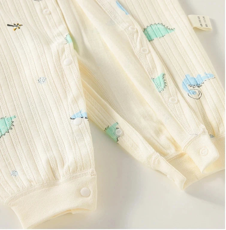 Baby Rompers for Boys Girls Long Sleeve Cute Cartoon Design Spring and Autumn Jumpsuit Newborn 3M 6M 9M 12M 18M 24M