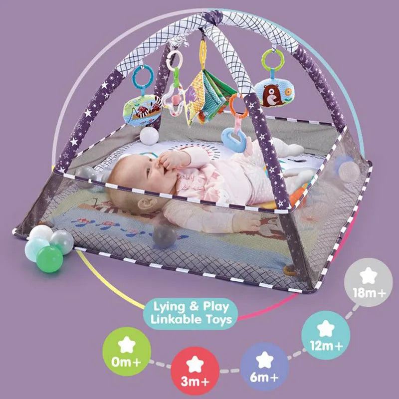 Baby Fitness Frame For Children Play Mat Rack Crawling Blanket Infant Play Rug Gift Kids Activity Gym Mat Kids Toys