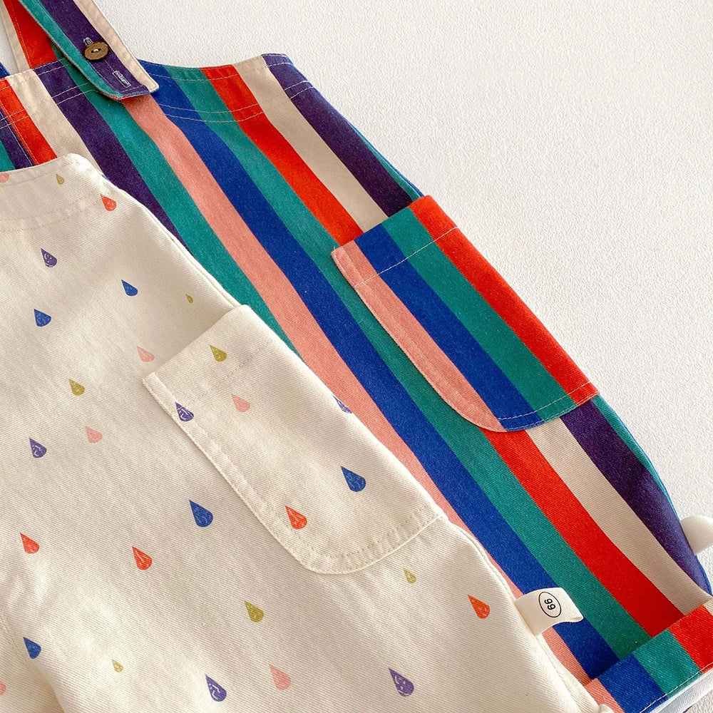 Overalls Polk Dot Jumpsuits Striped