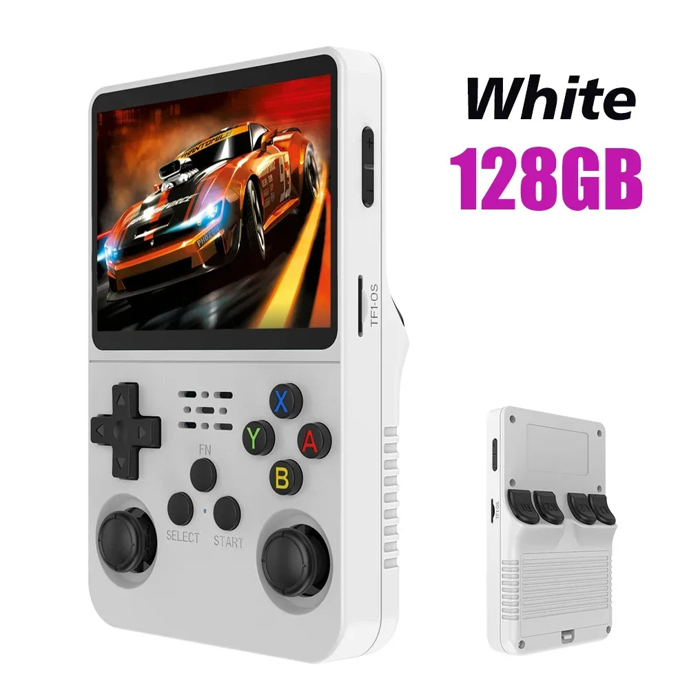 Handheld Game Console Linux System 3.5 Inch IPS Screen Portable Pocket Video Player 64GB 128GB