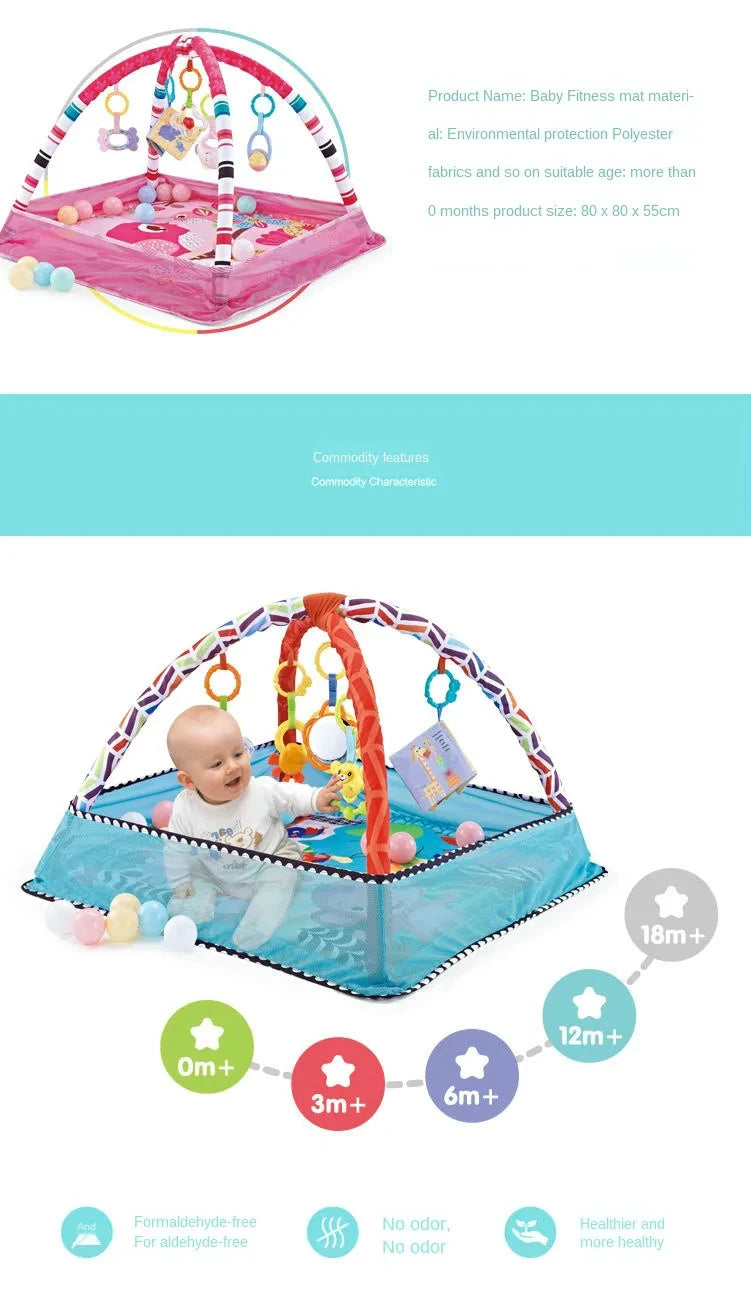 Fitness Early Education Crawling Game Blanket Puzzle Multi Fence