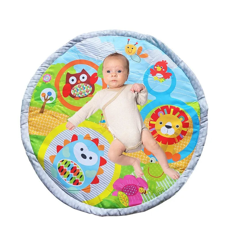 Play Gym Play Mat Tummy Time Fitness Frame Activity Rack with 5 Detachable Toys