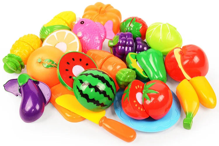 3-6 Years Old Child Vegetables and Fruits Kitchen Toys Set
