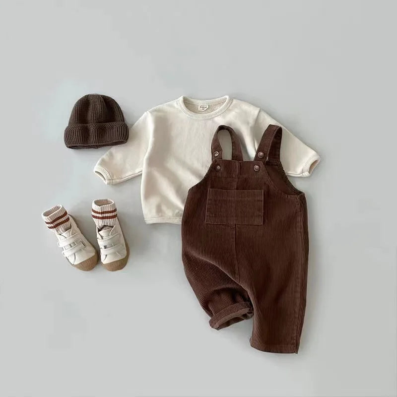 Suspander Romper Soft Kids Basic Playsuit Jumpsuit Clothing.