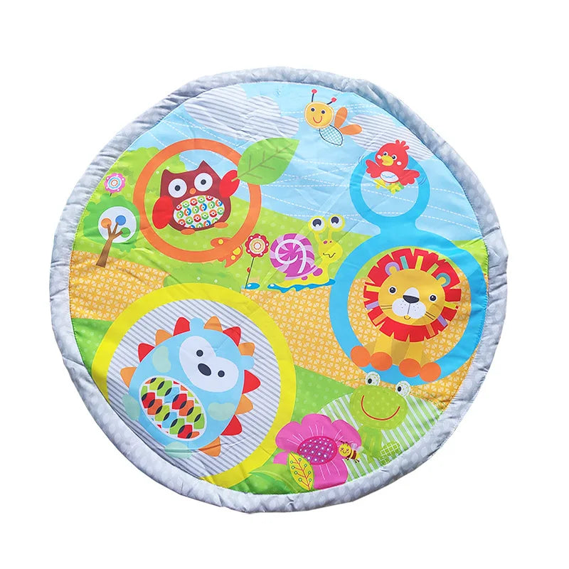 Play Gym Play Mat Tummy Time Fitness Frame Activity Rack with 5 Detachable Toys