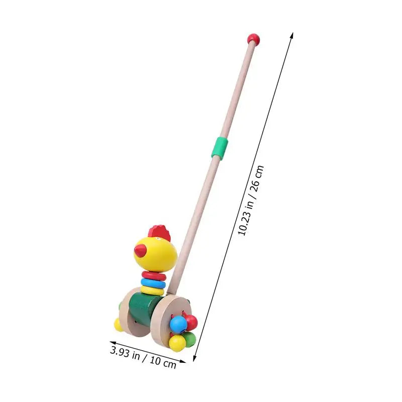 Toys Baby Push Toy Wooden Walker Walkers Trolley Pushing Toddler Toddlers Cart Walking Early Stroller Kids Learning Babies 3