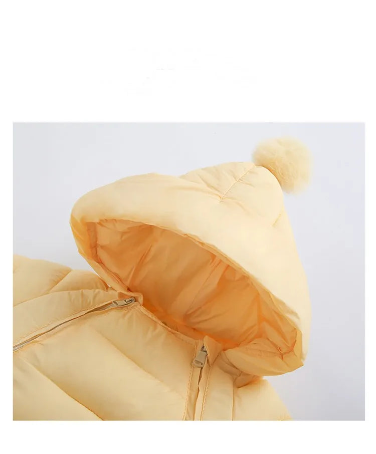 Jumpsuit crawling clothes for boys and girls aged 0-3 winter cotton