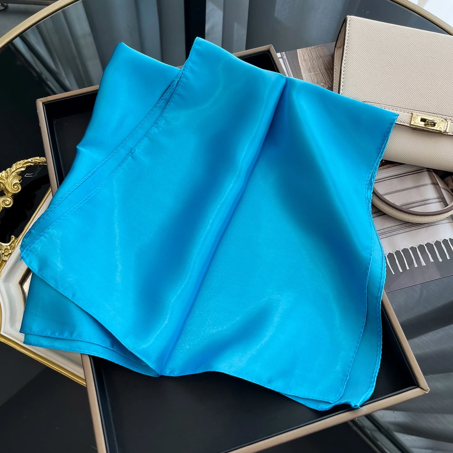 60cm Solid Colour Head Scarf