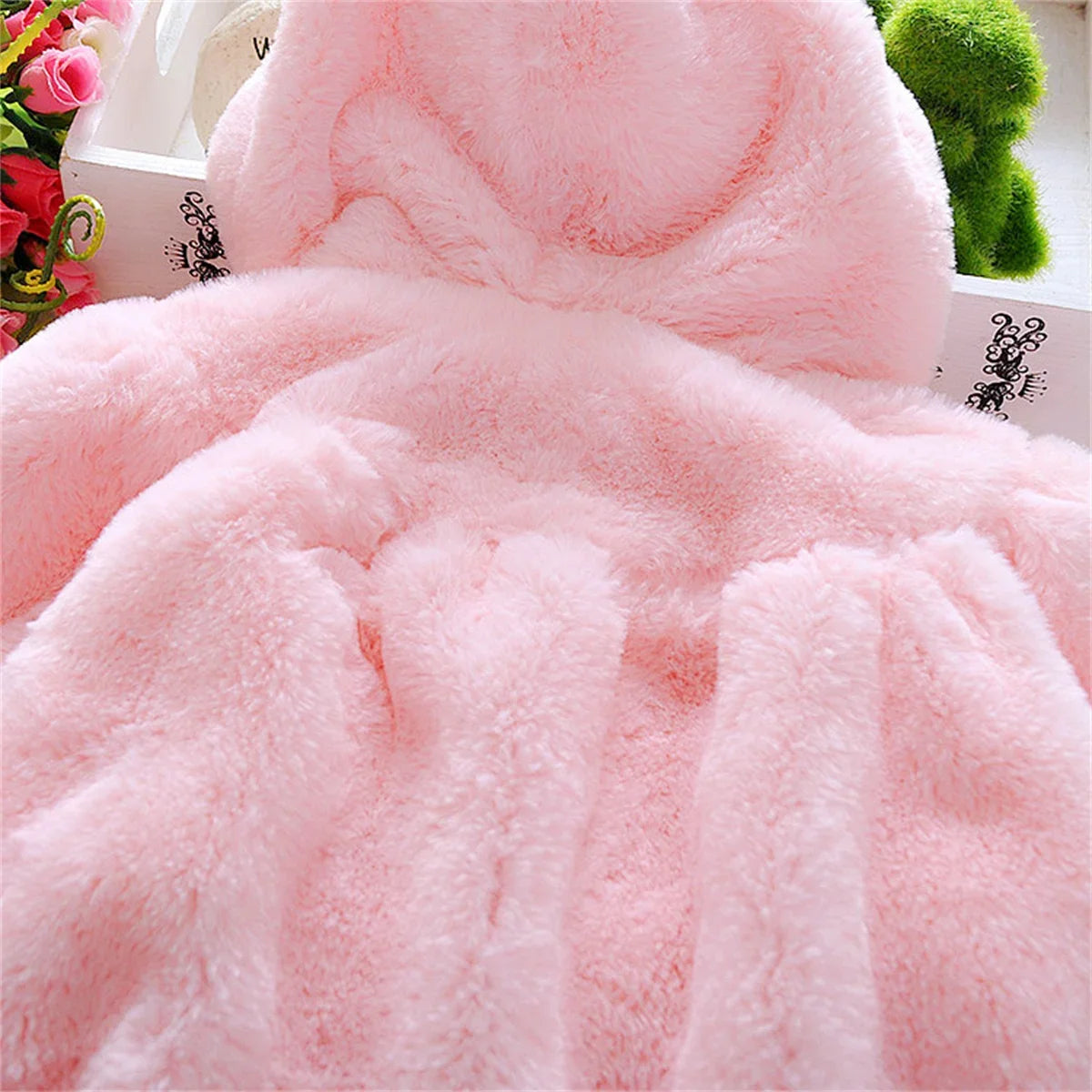 Winter Baby Girl Jacket Hooded