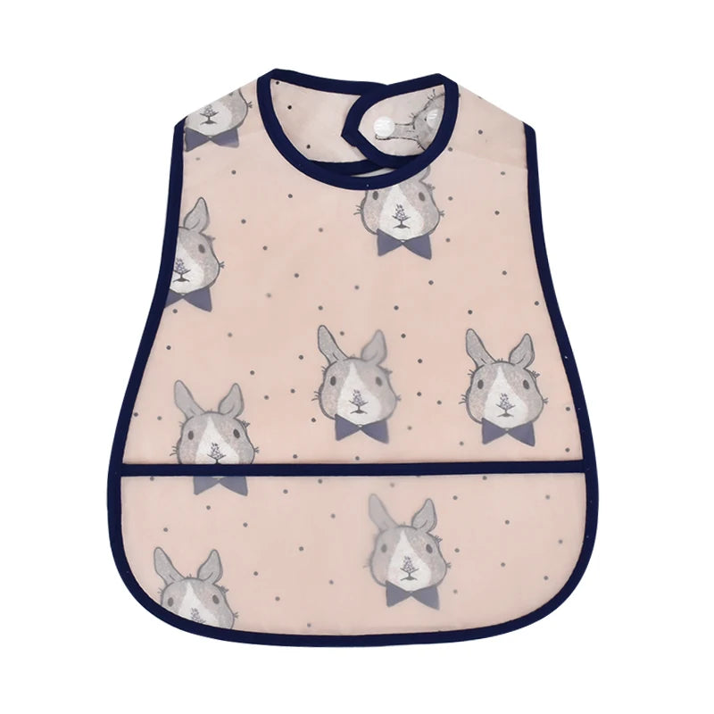 Waterproof Pocket Lunch Feeding Bibs Adjustable