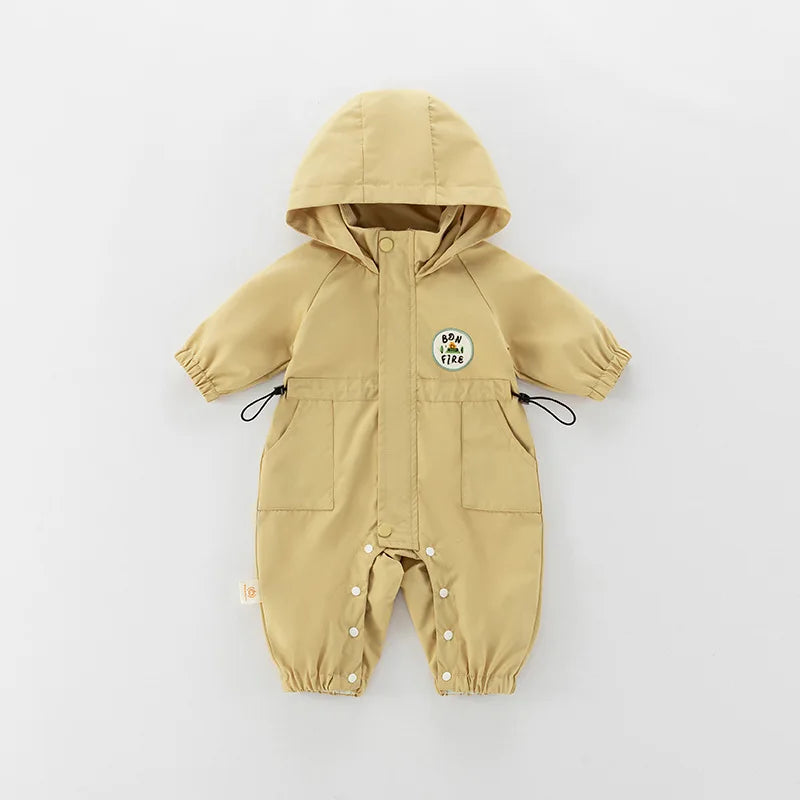 Casual Double-layer Hooded Jumpsuit