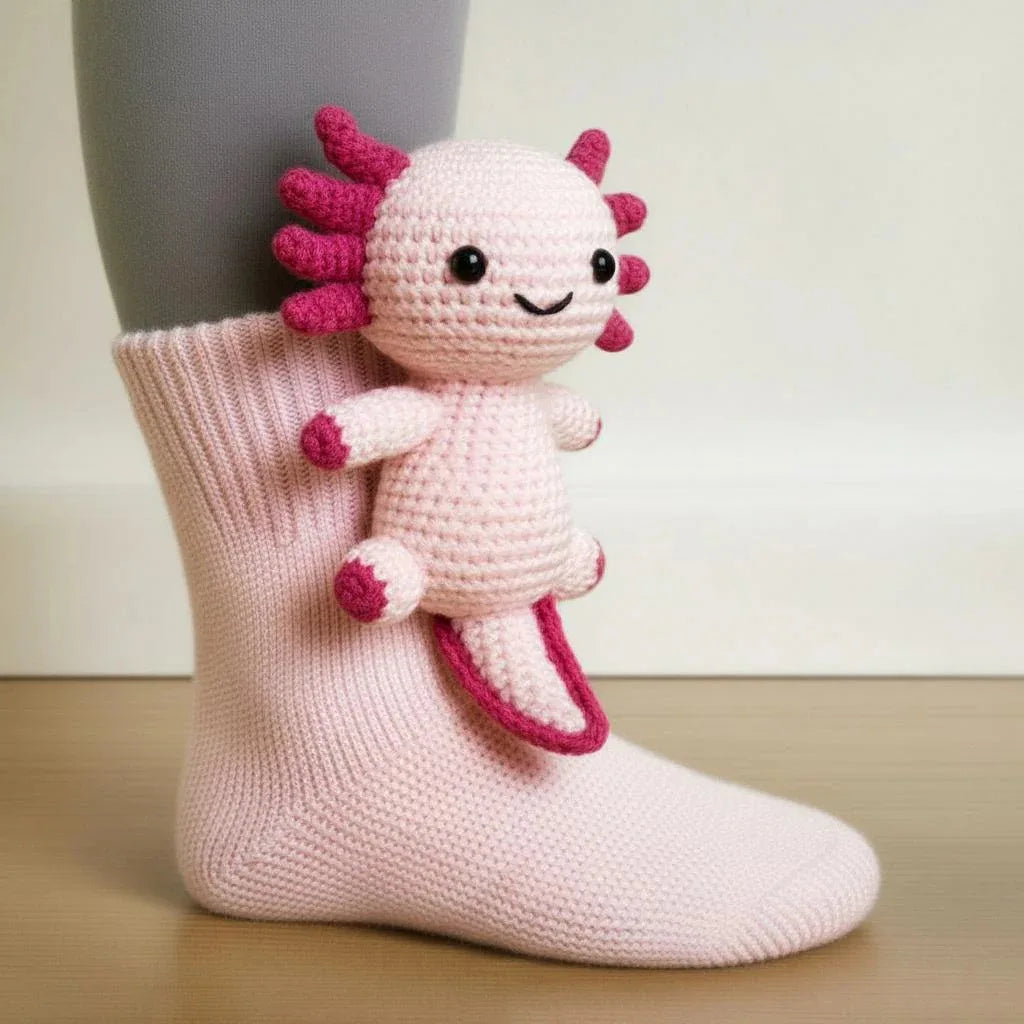 🧦 3D Knitted Animal Cute Socks | Cozy Fuzzy Thick Plush Kawaii Socks for Women, Teens & Kids | Winter Homewear & Holiday Gift