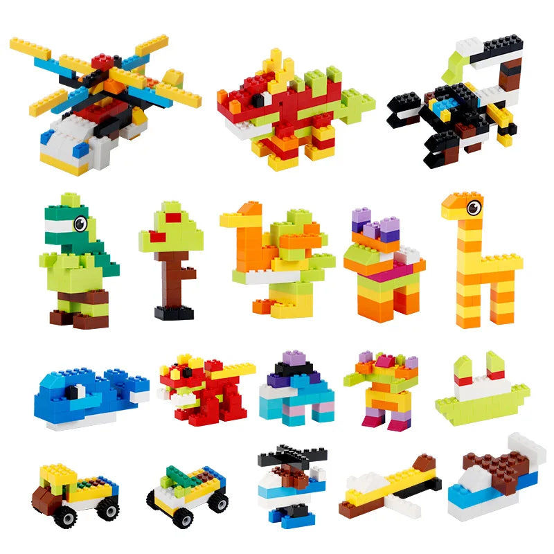 1000 DIY creative building blocks set