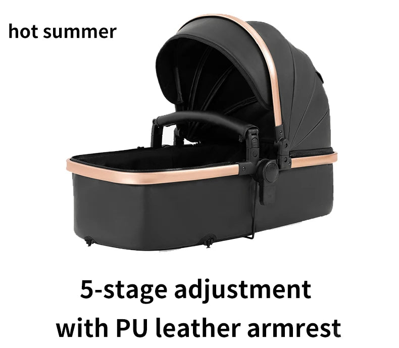 Baby Stroller lightweight  stroller 3 in1 baby car Baby carriage light trolley stroller with  bassinet
