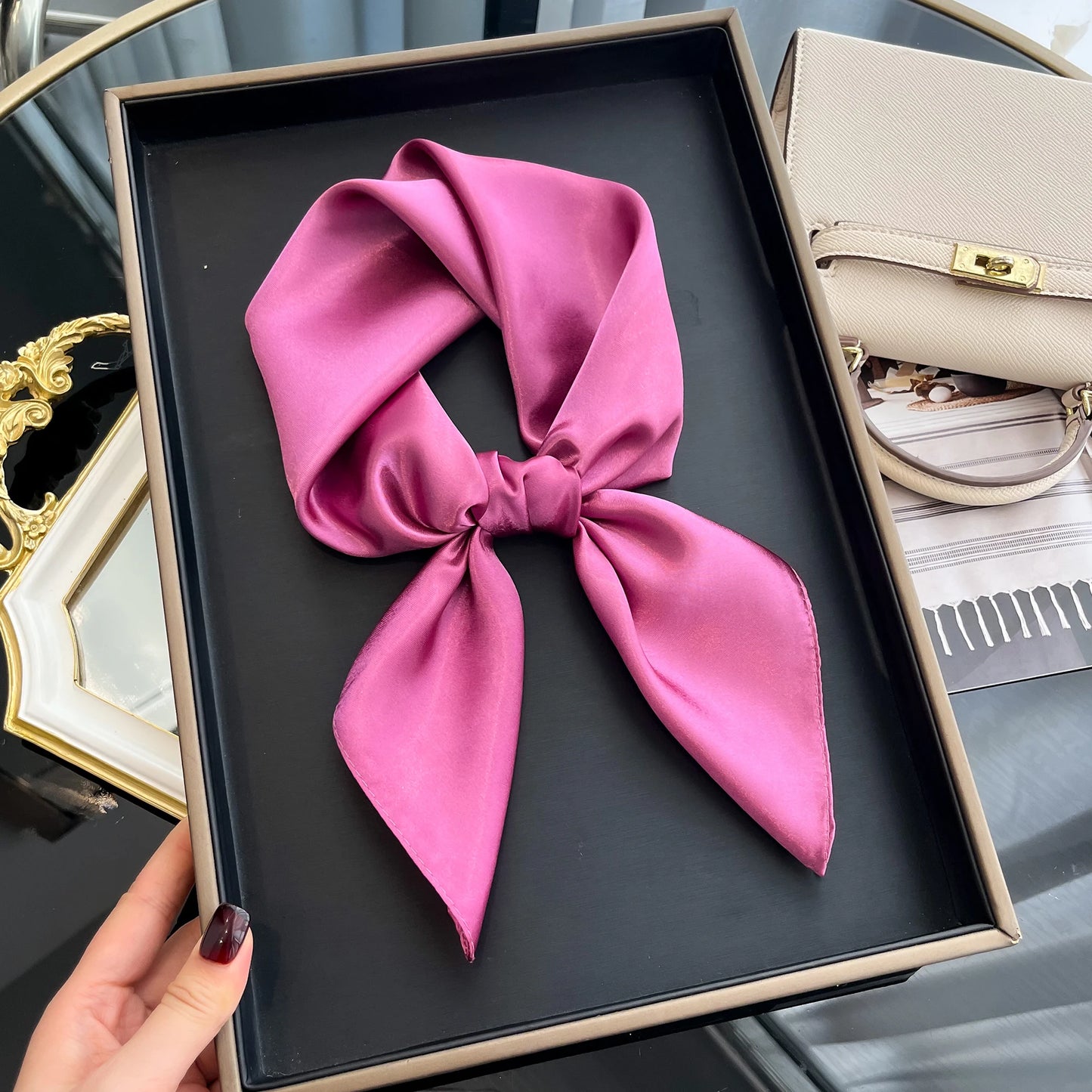 60cm Solid Colour Head Scarf