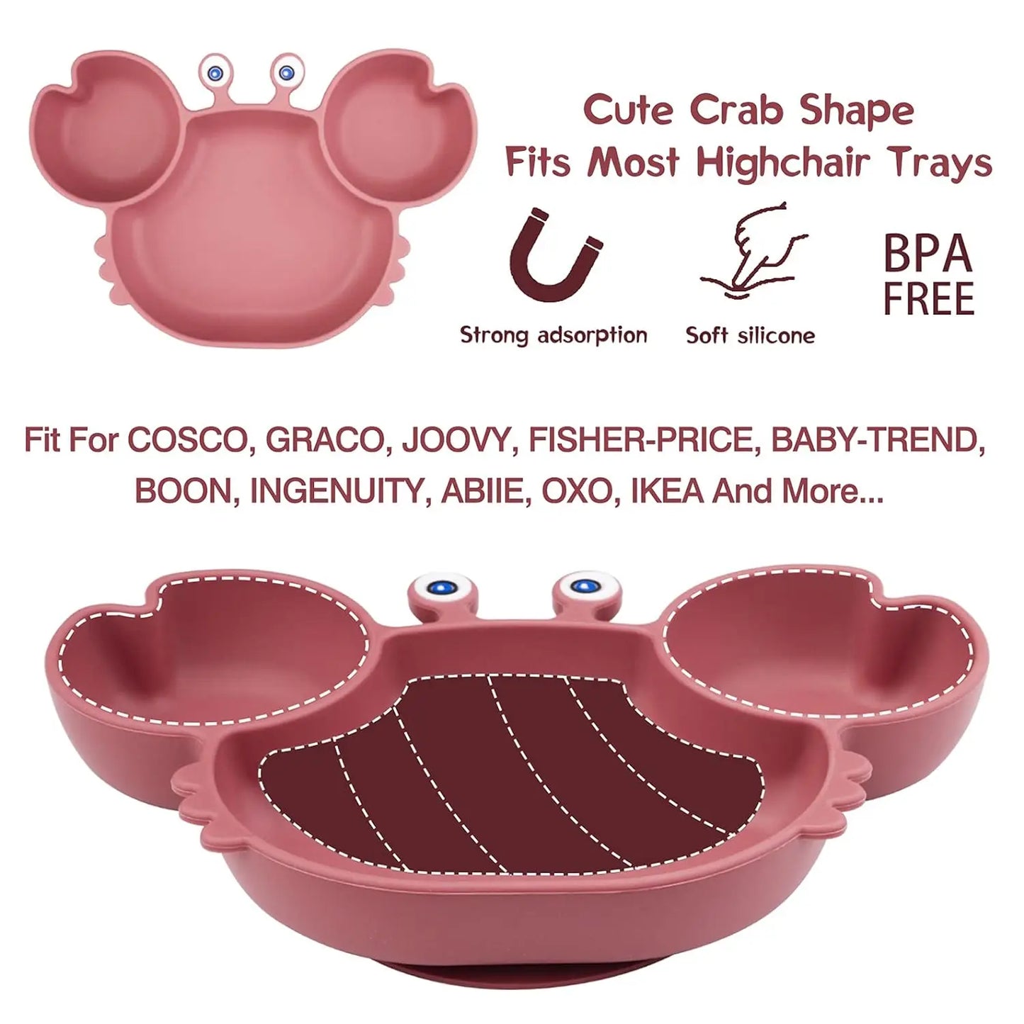 Baby Bowls Plates Fork spoon Set