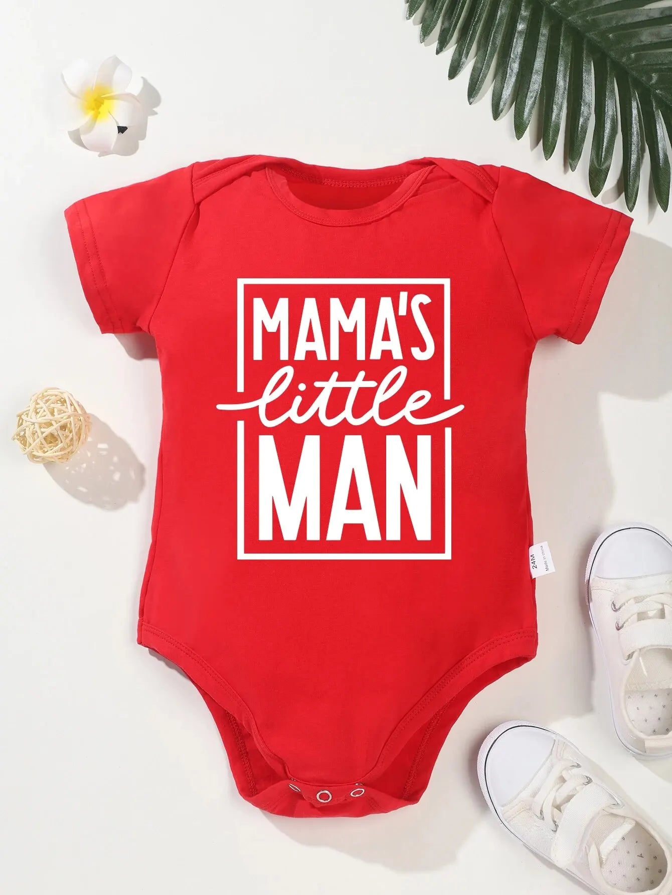 Mama's Little Man Baby Boy Clothes Khaki Pure Cotton Newborn Onesies Soft Skin-friendly Daily Casual Toddler Romper 0-24 Months