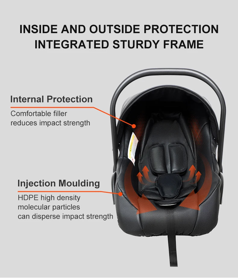 Biomimetic baby stroller 3 in 1 baby car light