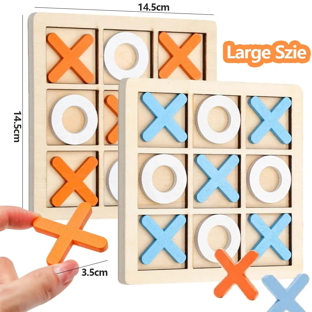 Wooden XO Tic Tac Toe Game Mini