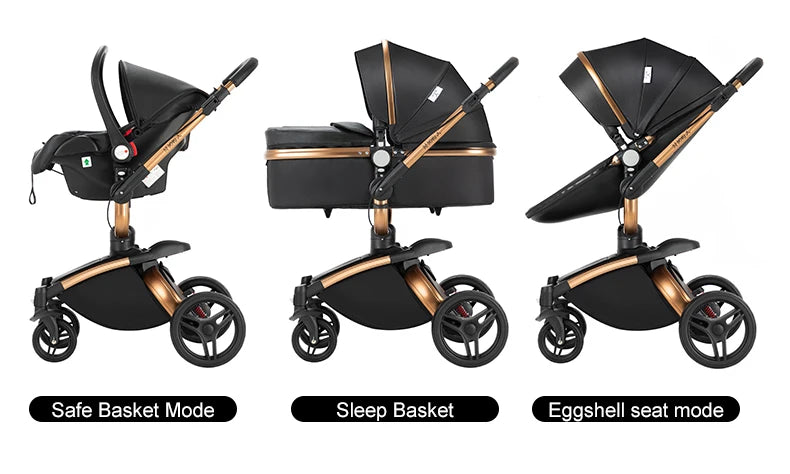 Biomimetic baby stroller 3 in 1 baby car light
