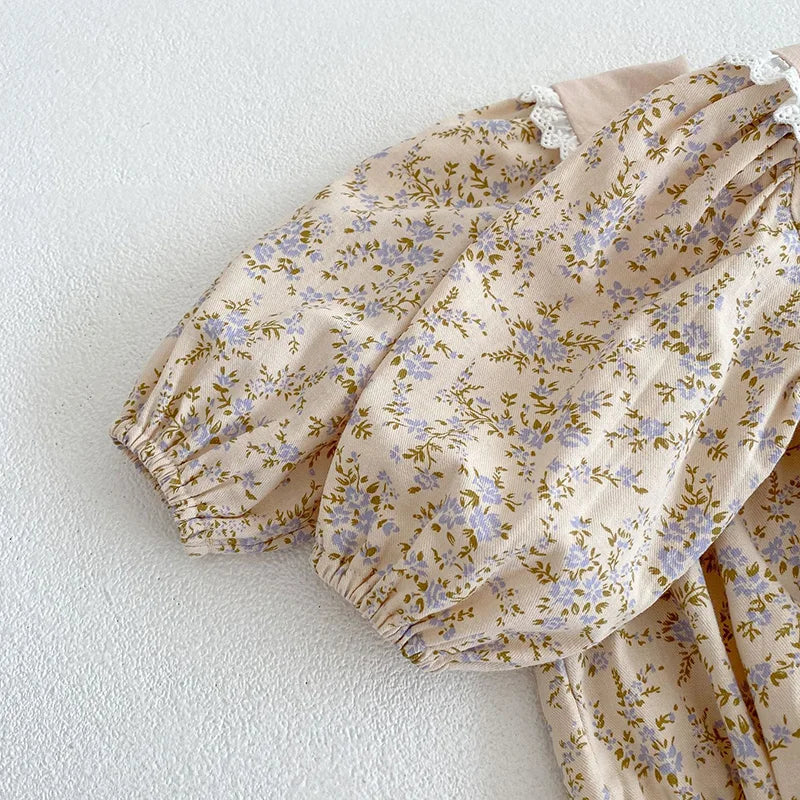 Flower Printing Princess Dress