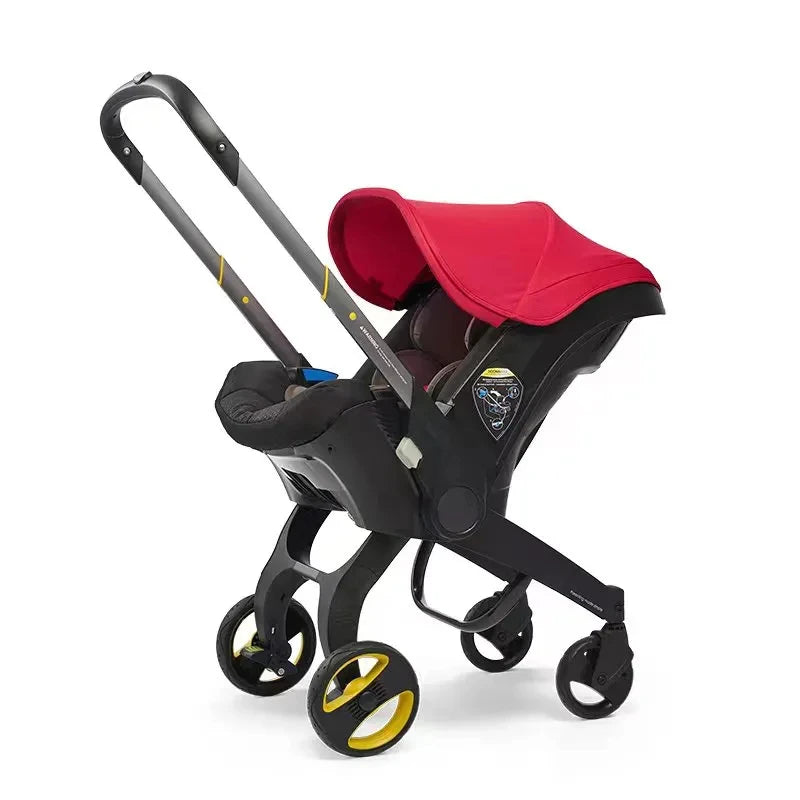 Portable Baby Stroller 4 IN 1 Travel Multifunctional Lightweight Carriage Four Wheel Stroller Mountable Cart For Baby