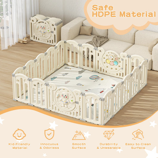 Children's Playpen Baby Safety Fence Luxury Combination Indoor Safety Barrier