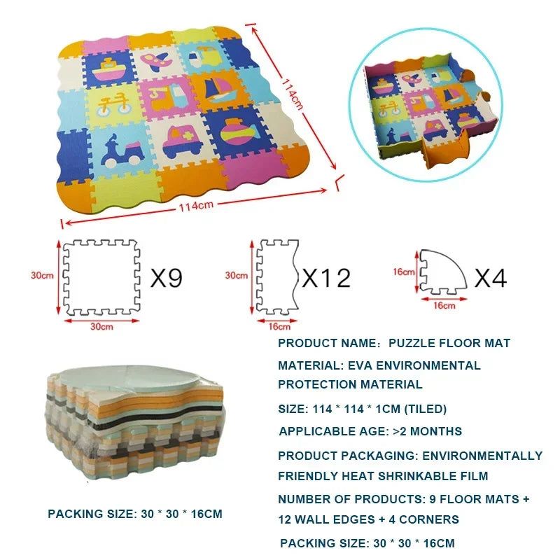 Baby Foam Mat Carpet Soft Play