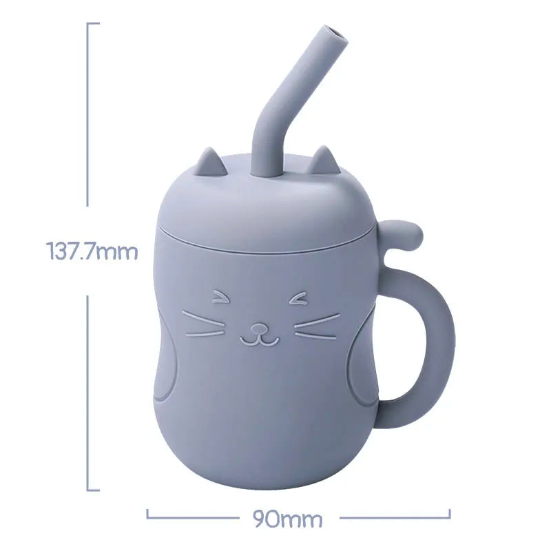 150ML Silicone Baby Feeding Straw Cup