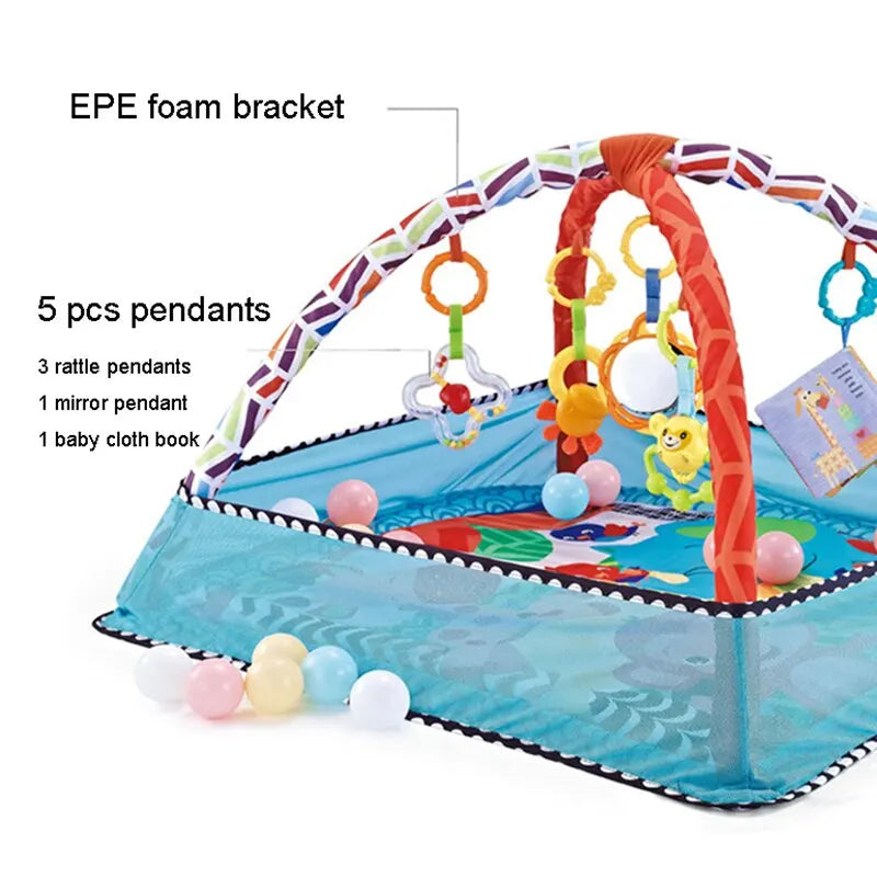 Baby Fitness Frame Crawling Play Mat Multifunction