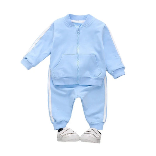 New Spring Autumn Baby Girls Clothes Children Boys Casual Jacket Pants 2Pcs/Sets Toddler Cotton Costume Infant Kids Tracksuits