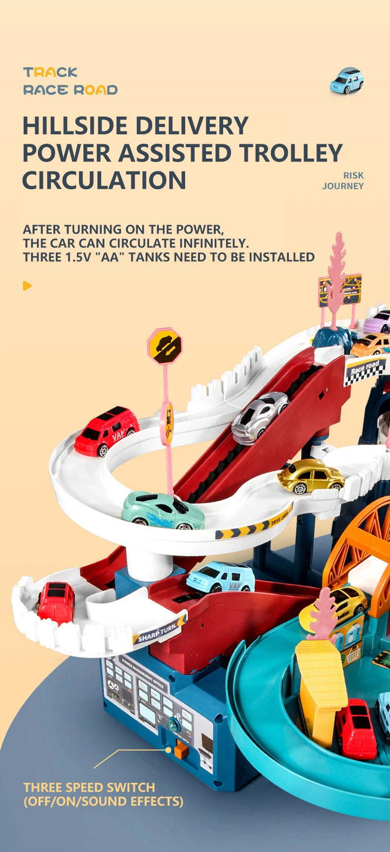 Car Track Hot Wheels Educational Race Toys Racing Rail Cars