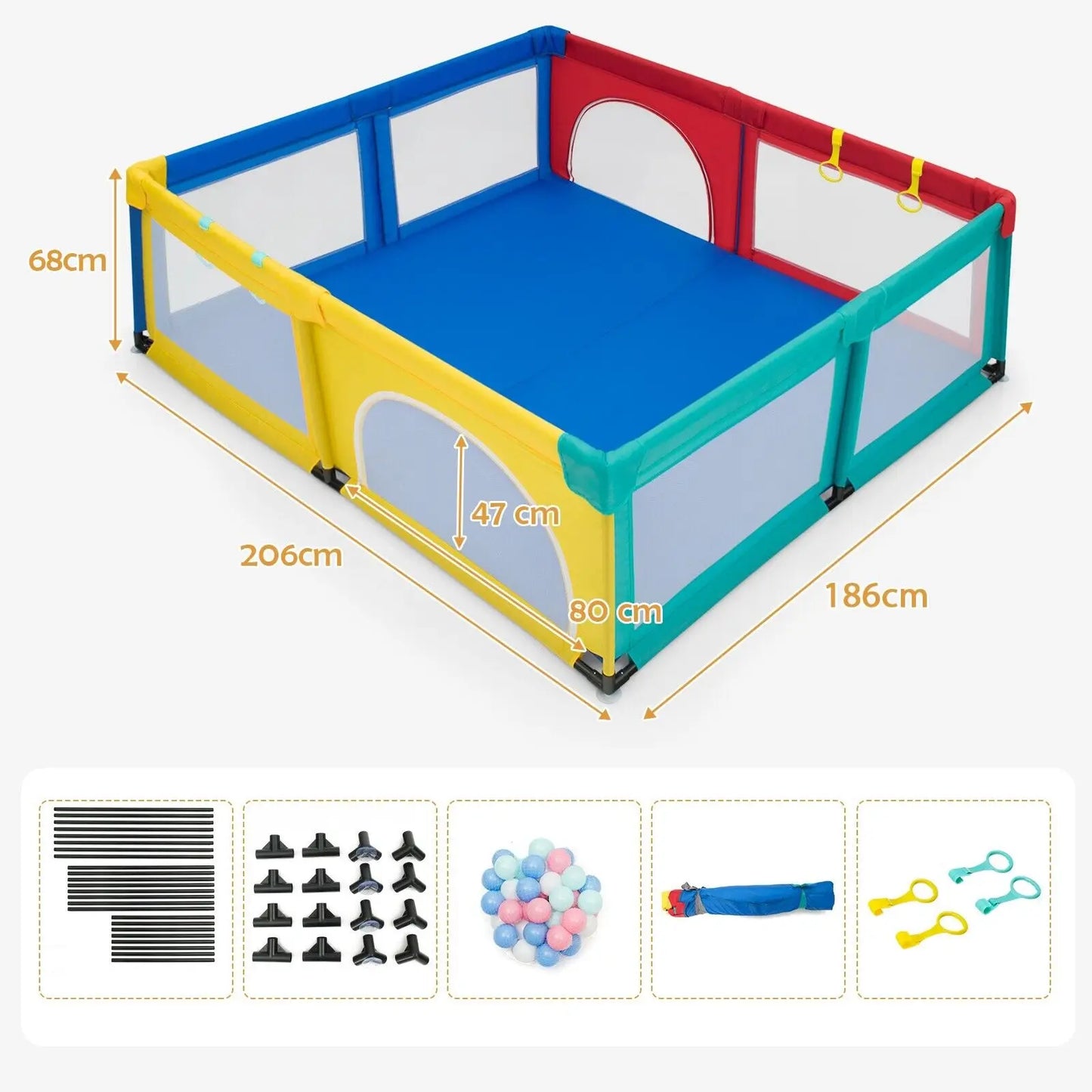Playpen Portable Large Safety Activity