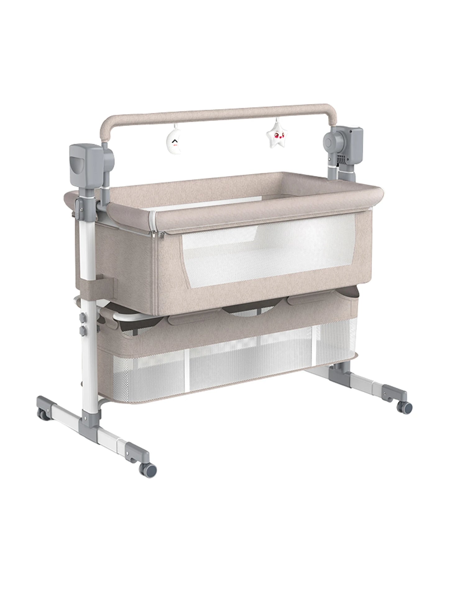 Baby Crib Bed  Electric with Music Movable and Portable