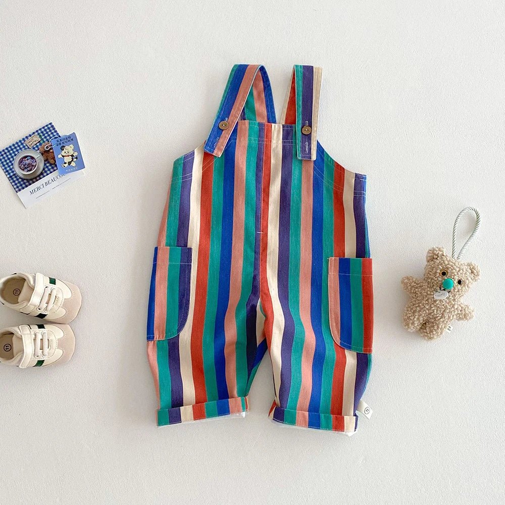 Overalls Polk Dot Jumpsuits Striped