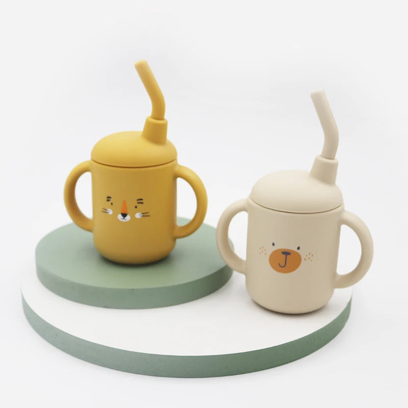 120ML Baby Silicone Sippy Cup