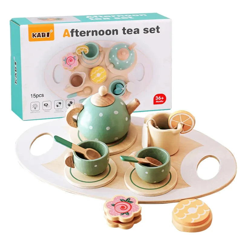 Wooden Afternoon Tea Set Toy